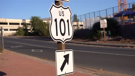 us 101 freeway in los angeles at rush hour