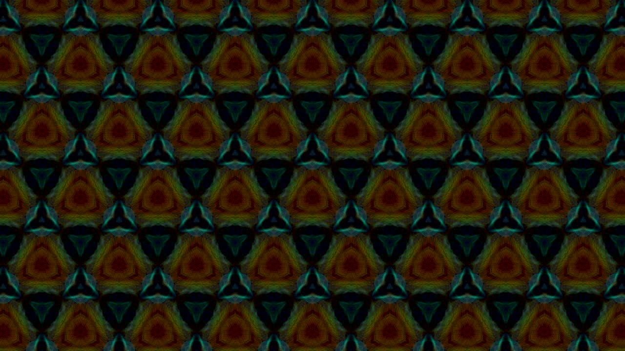 Virtual kaleidoscope sequence patterns, infinity or seamless loop.