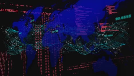 Animation-of-map-with-numbers-and-dna-helix-pattern-over-numbers-and-programming-language