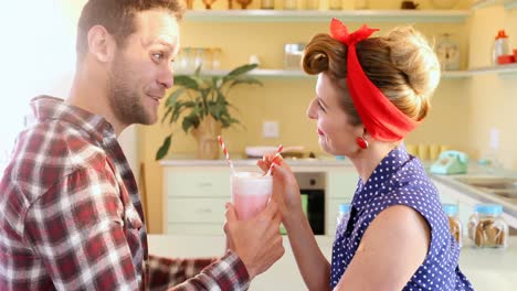 Couple-having-milkshake-4k-