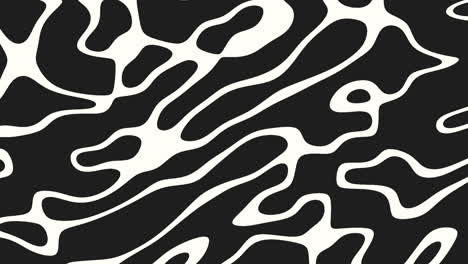 Hand-drawn-black-and-white-pattern-with-wavy-organic-lines