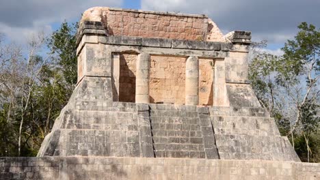 temple of the bearded man or the north temple in the great ball court, chichen itza archaeological site