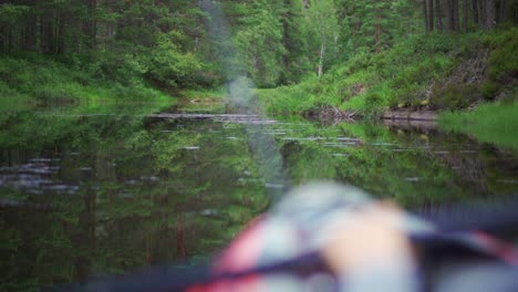 kayaking in the otra river, norway