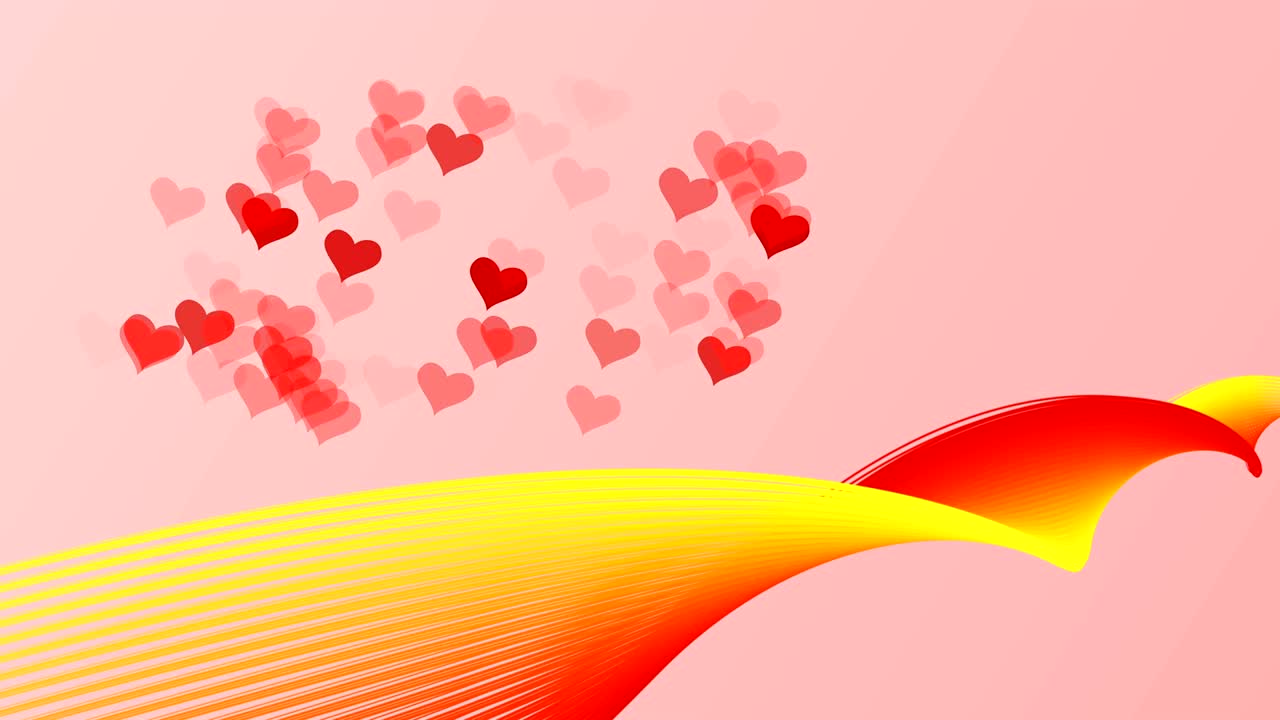 추상적인 크리스마스와 은 심장 모양, 흐르는 발렌타인 데이, 사랑, 관계, 휴가, 행사, 축제