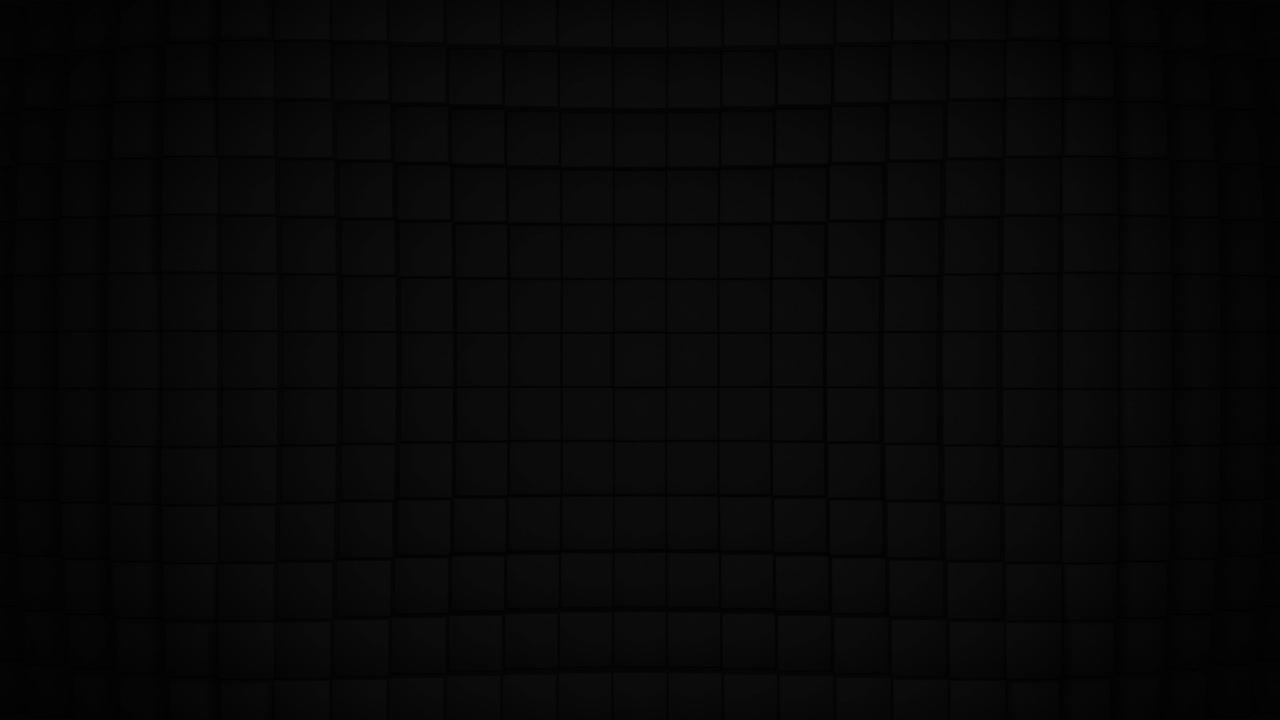 3d render.Black cube geometric abstract surface wave background.Seamless looping animation 4k.
