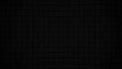 3d render.black cube geometric abstract surface wave background.seamless looping animation 4k.