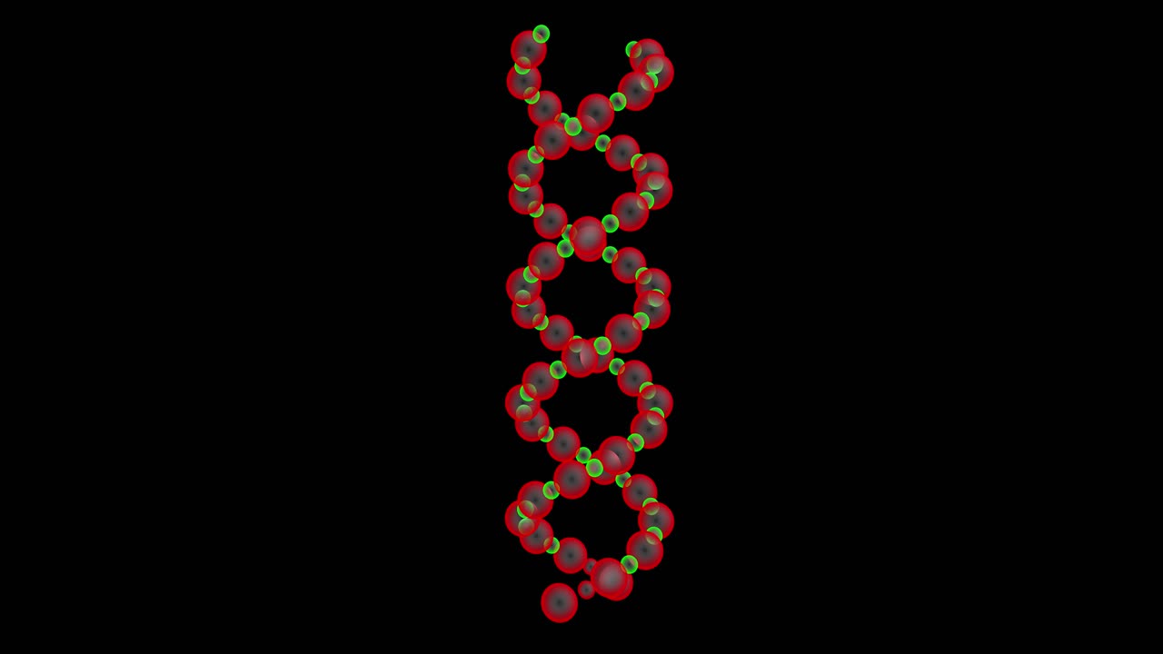 Seamless Digitally Generated Molecule DNA Structure