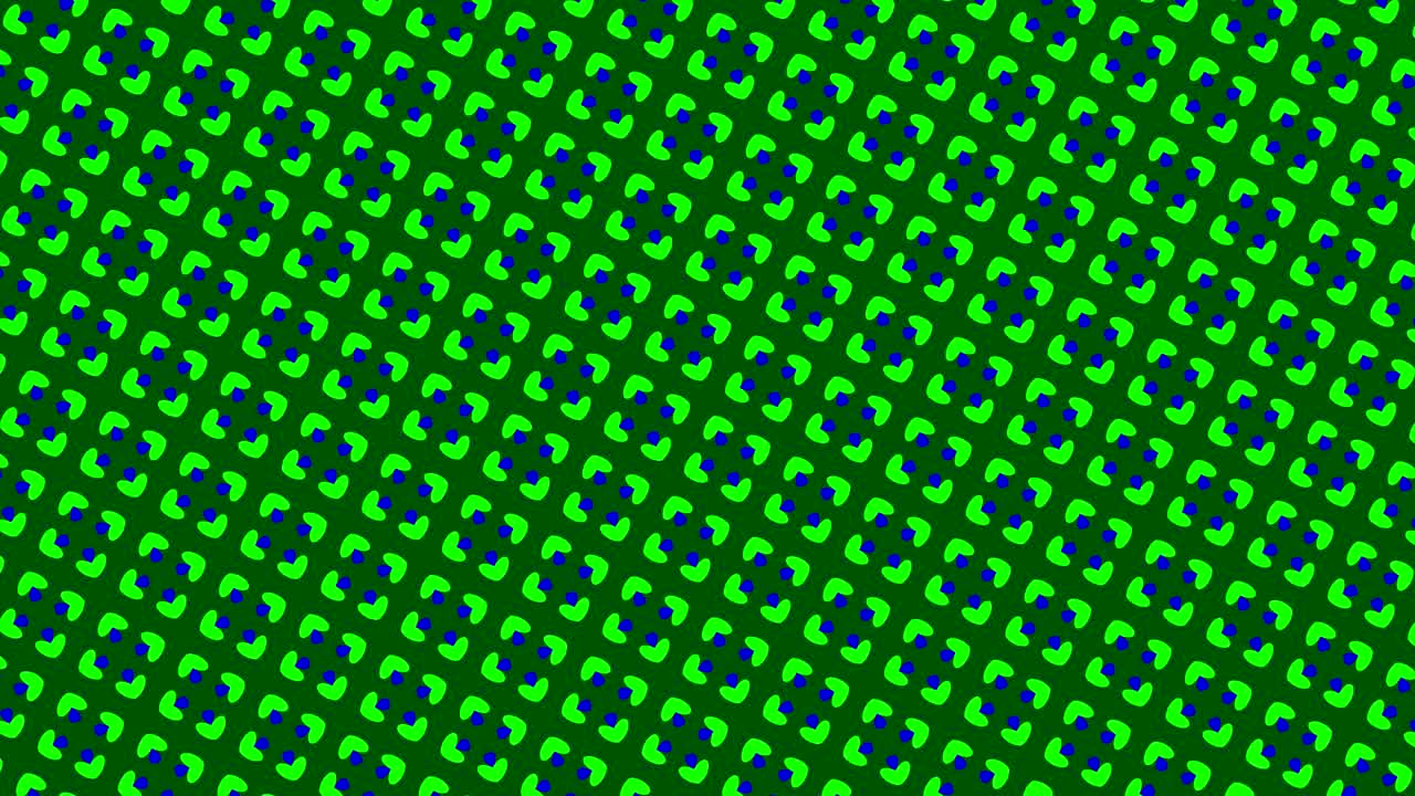 patrón gráfico que cambia de color a medida que gira hacia la izquierda