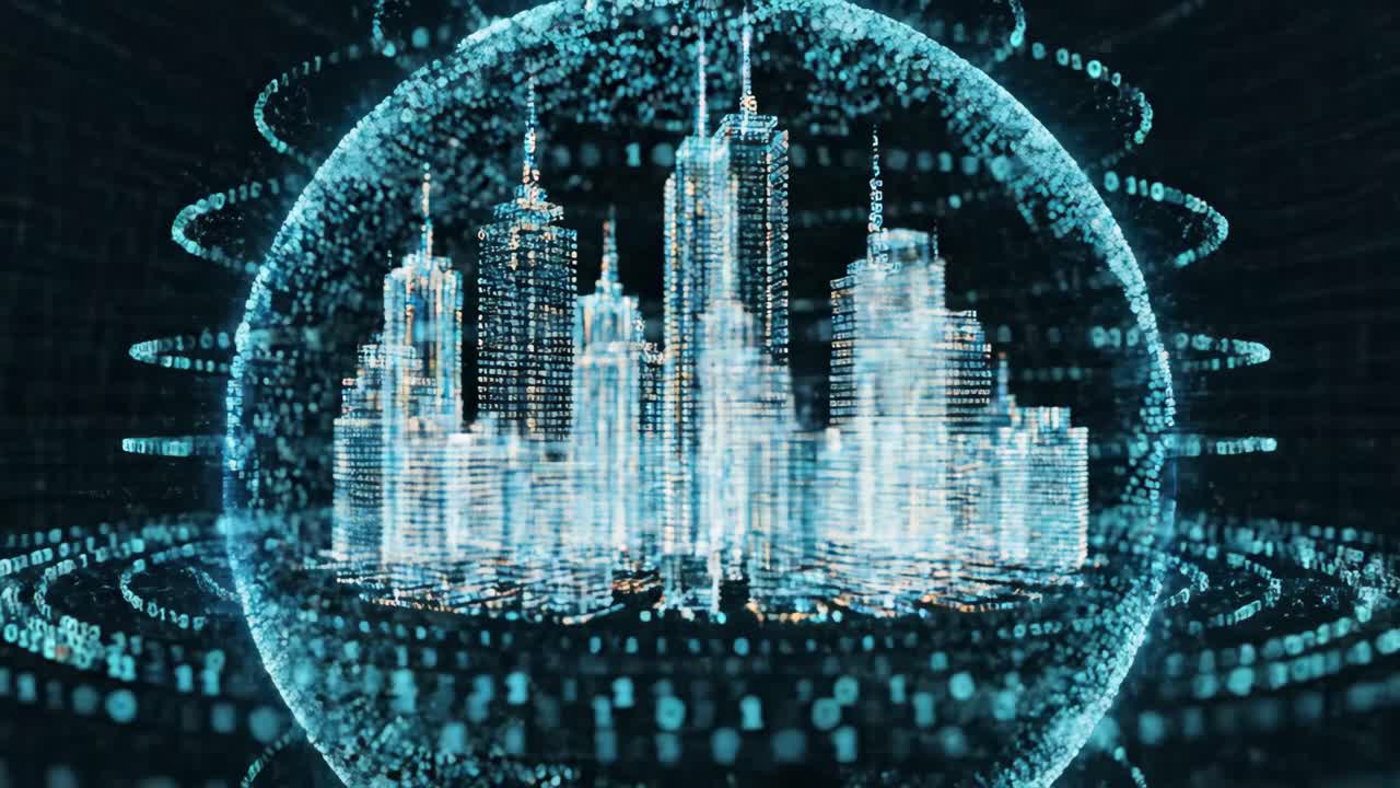 Digital Cityscape Data Visualization