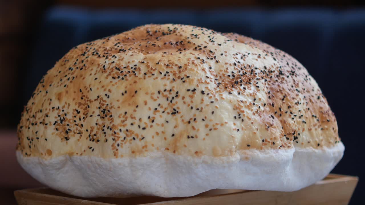 Freshly Baked Sesame Seed Bread