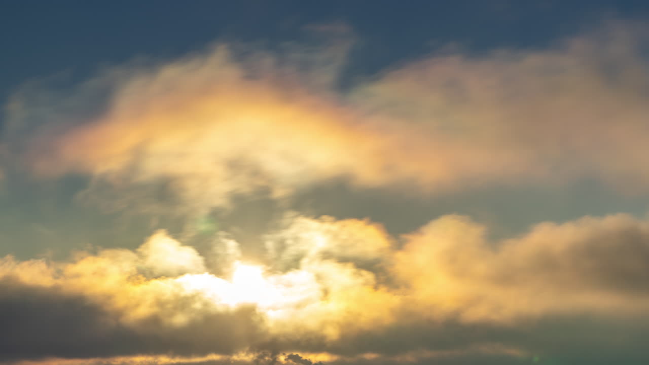 Iridescent Clouds in the Sky