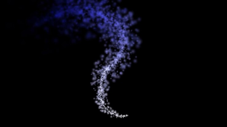 Abstract Particle Trail
