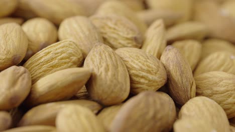 primer plano de las almendras