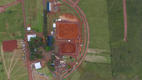 hiperlapso cenital sobre el hipódromo