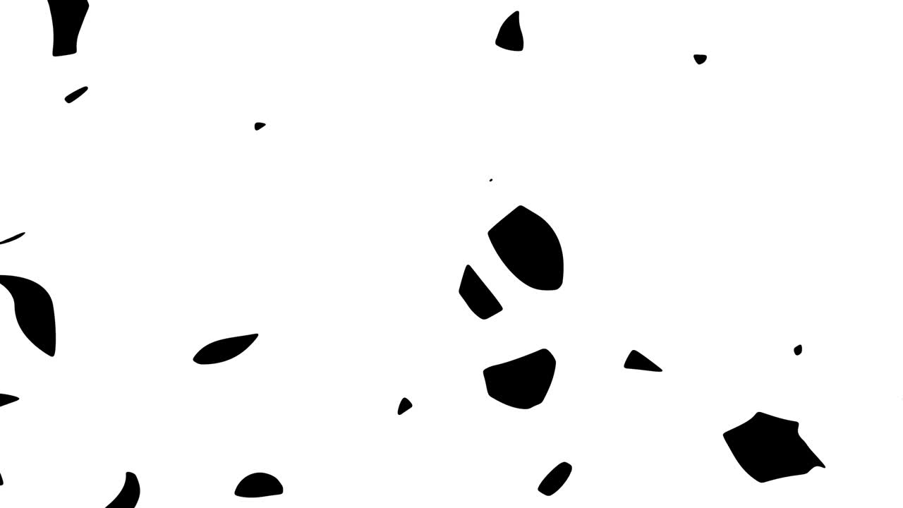 Abstract background animation of digital black and white pattern. Seamless loop animated background, wallpaper.