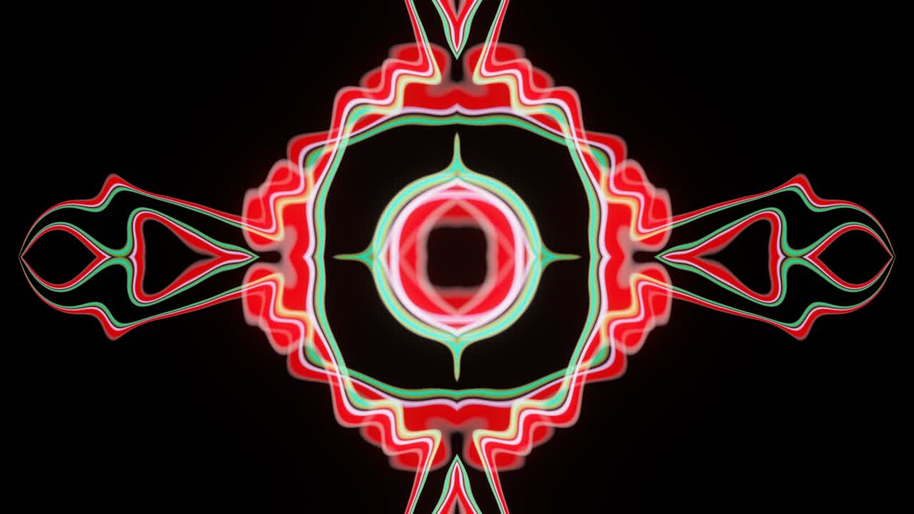 el patrón de pulsación dinámica vj animación de bucle