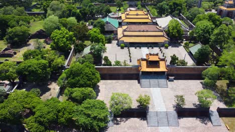 tomb of khải định near the city of huế, central vietnam