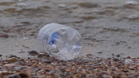 Plastic-bottle-by-the-sea