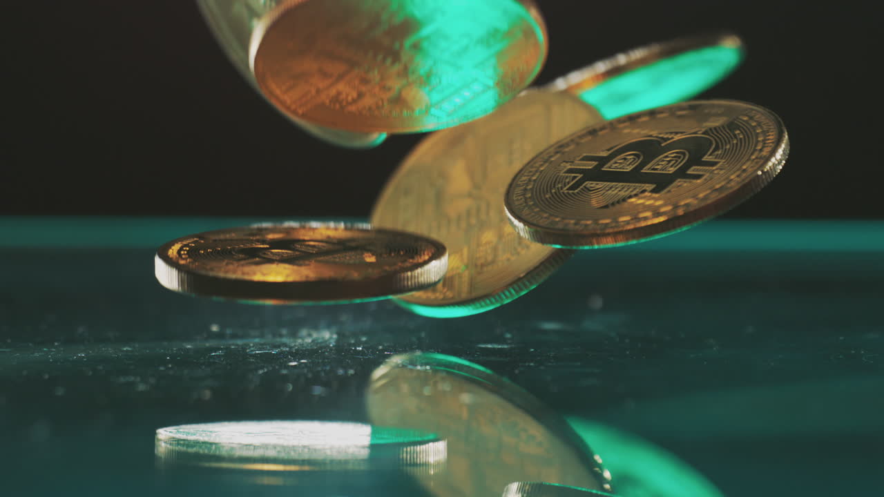 las monedas de bitcoin