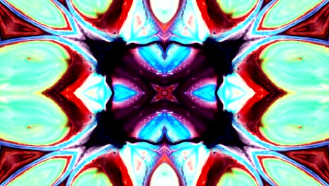 movimiento de fondo de kaleidoscopio abstractamente colorido