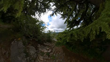 wide angle view from mount titan in san marino