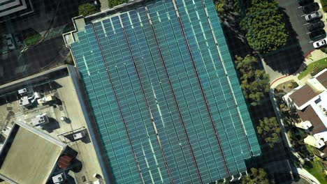 Solar-Cell-panels,-aerial-above-of-motion-VFX-visual-graphics,-alternative-concept