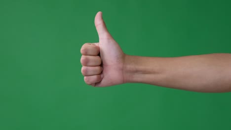 hand giving thumbs up gesture