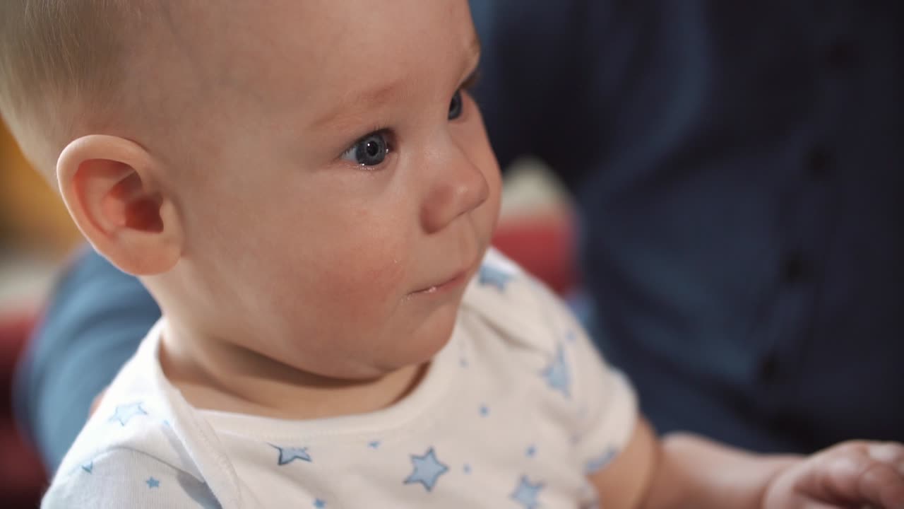 Baby with a Minion Toy