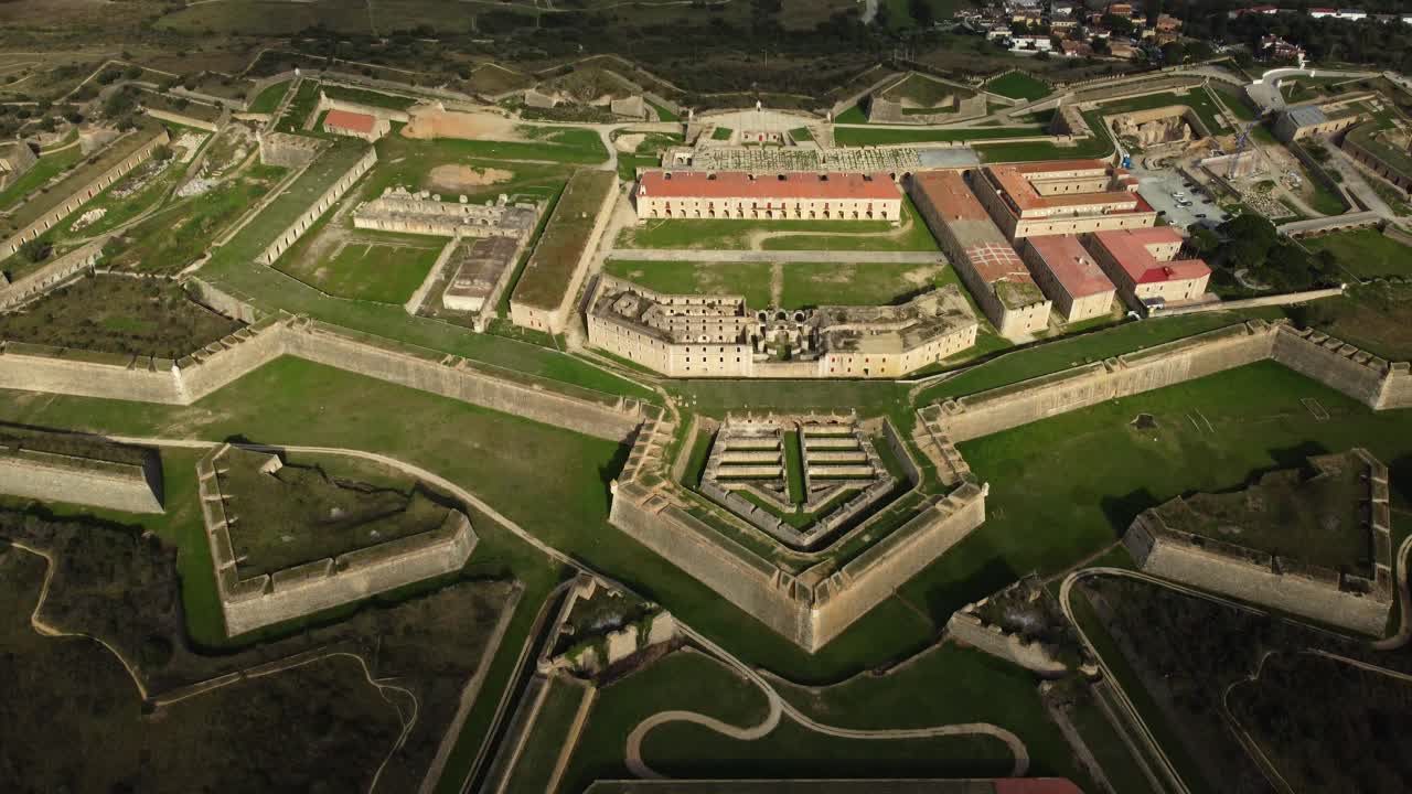 Aerial View of a Star Fortress
