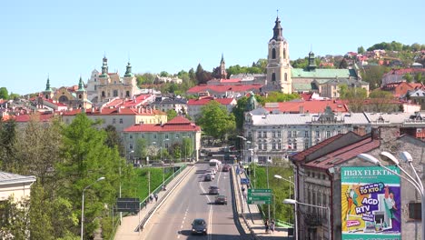 Toma-De-Establecimiento-De-Przemysl,-Polonia