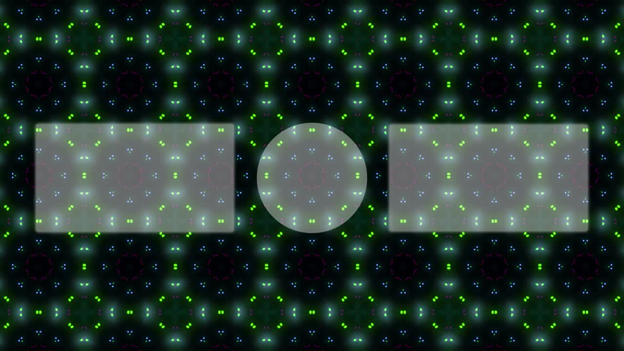 입자 반이는 칼레도스코프 엔드 카드 엔딩 스크린 모션 그래픽