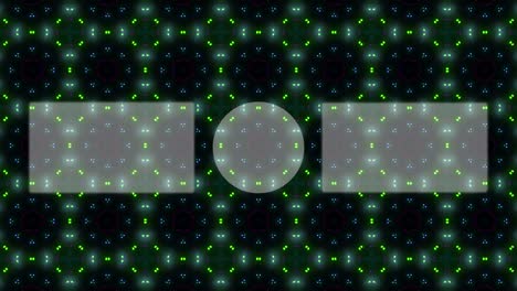 brillo de partículas caleidoscopio tarjeta final pantalla final gráficos de movimiento