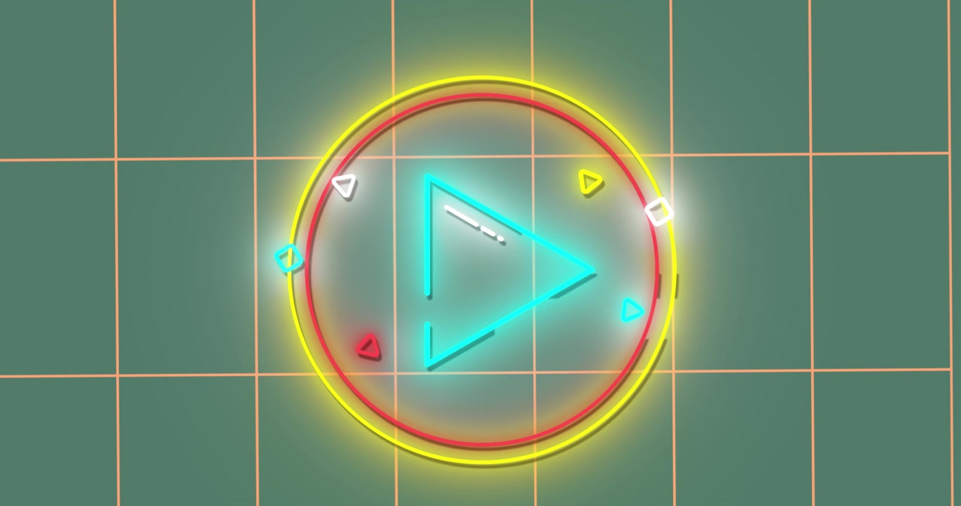 Digital animation af statistik med plads til tekst på blå baggrund