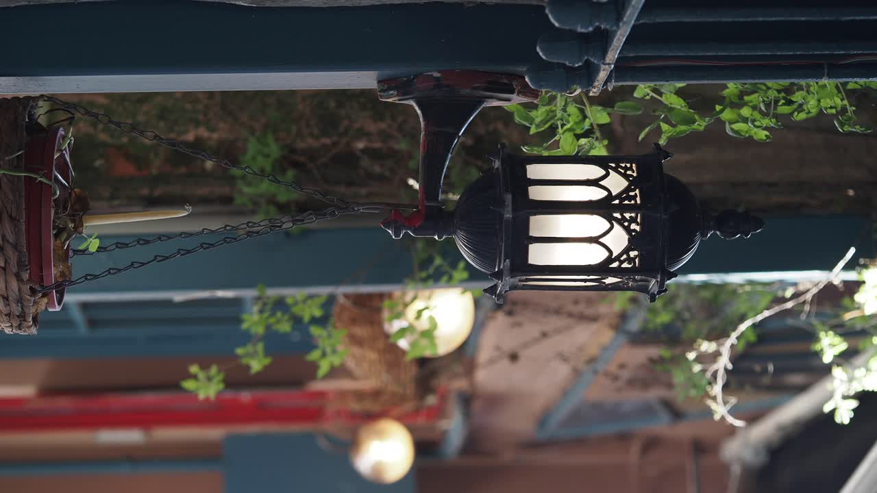 빈티지 매달린 등불