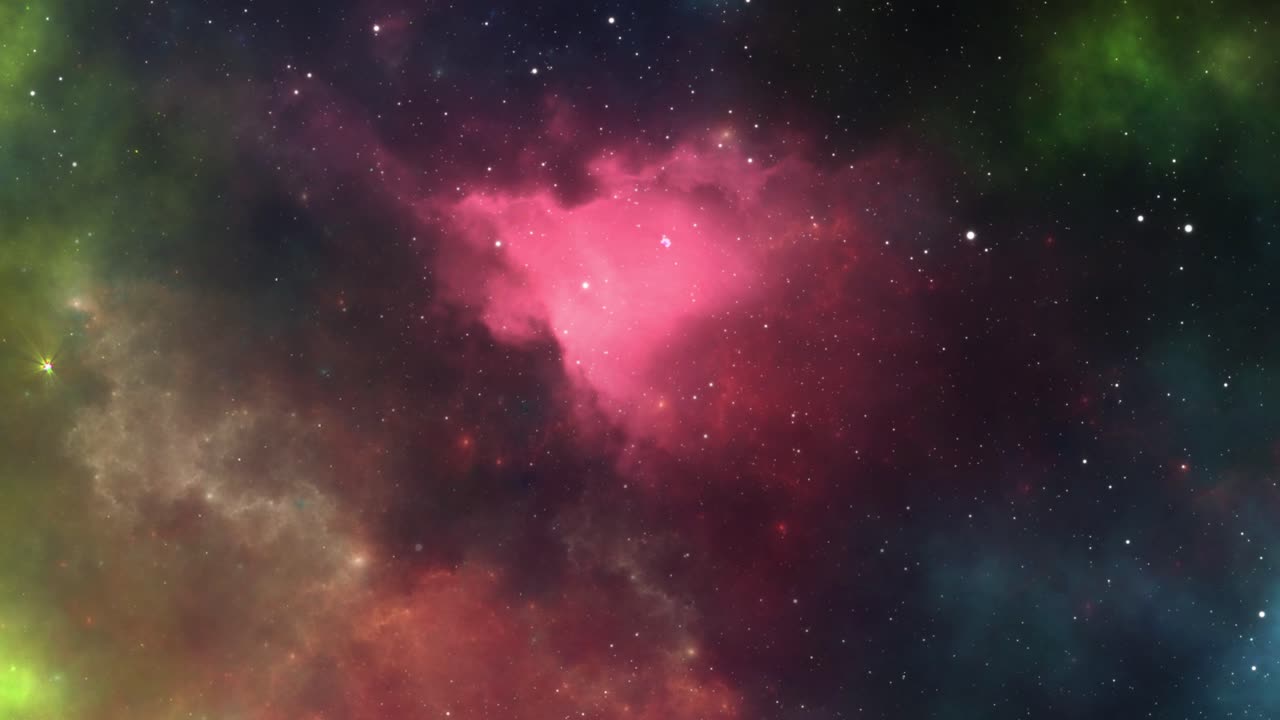 view of exploring in the nebula that is in the infinite univers