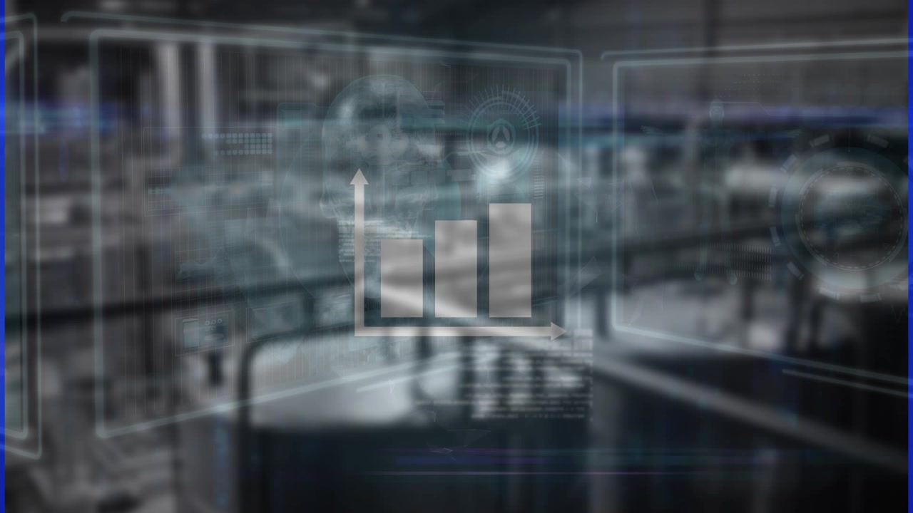 Animation of data processing over warehouse