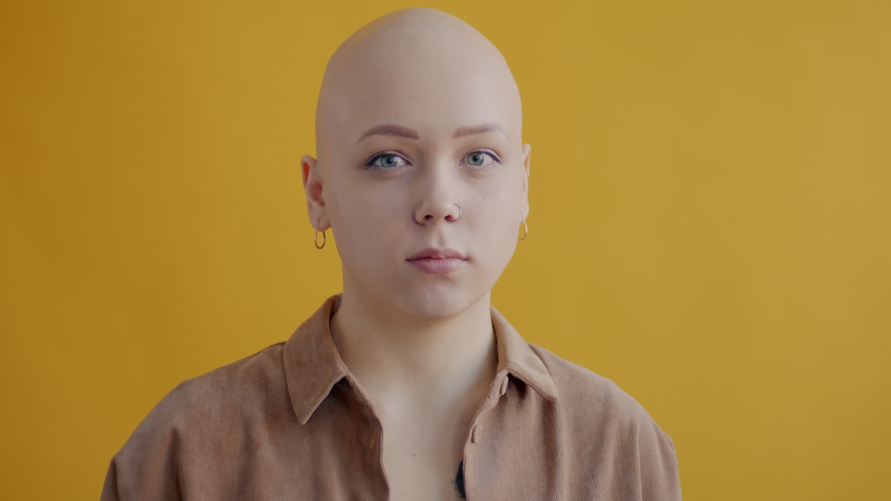 대머리 여자 의 초상화