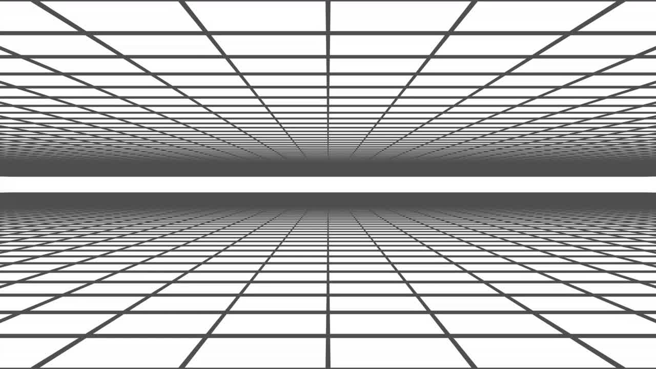 cuadrícula negra abstracta sobre un fondo blanco