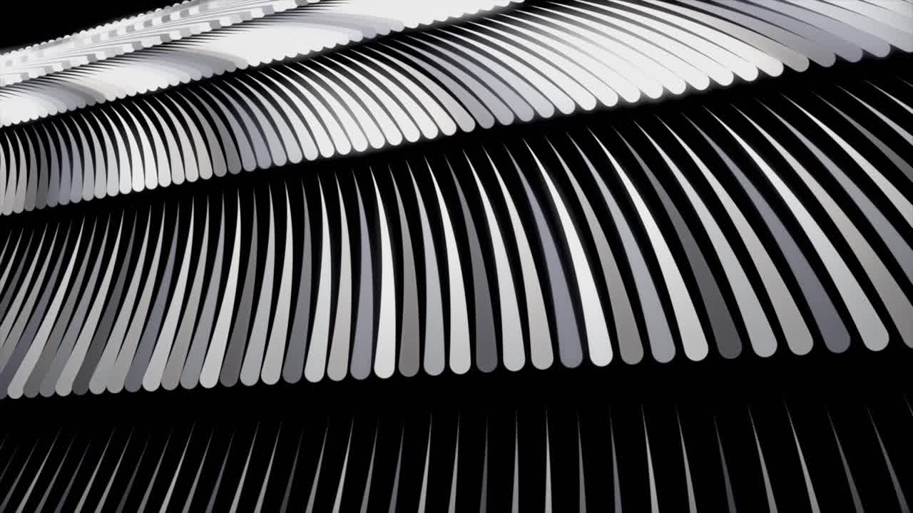 Abstract Geometric Wave Pattern