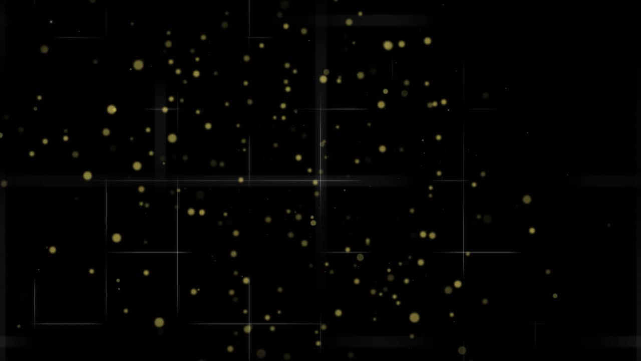 Teal HUD panel expanding from left, dots drifting and markers aligning, forming centered interface