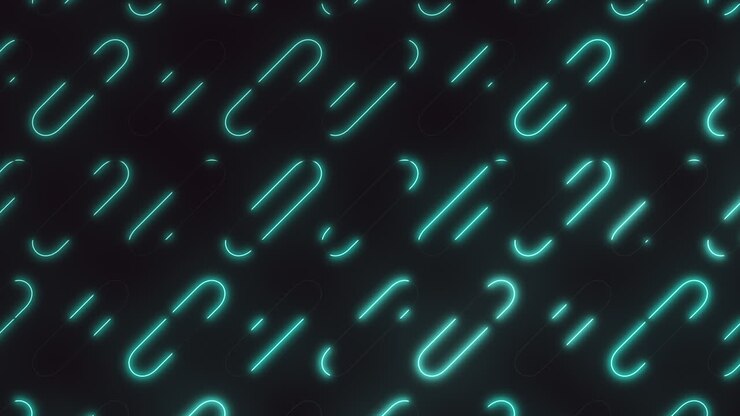 Blue neon lines pattern sleek design element for websites and apps