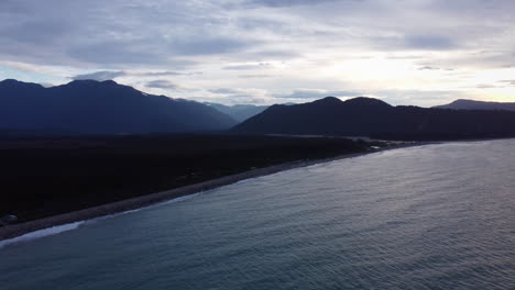 Drone-around-Bruce's-Bay-at-Sunset