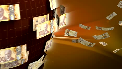 global business with canadian dollar