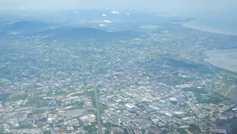 泰國海岸沿岸城市的空中景色 - 1