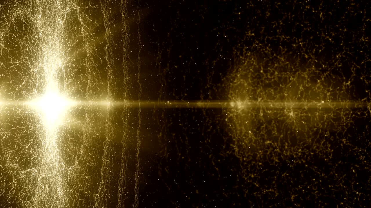 입자 금 반이는 보케상 먼지 추상적인 배경 루프