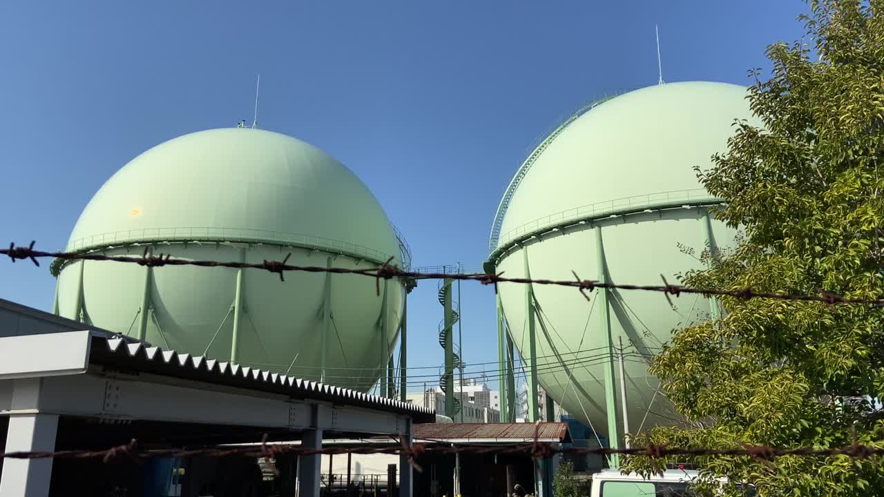 일본에서 가스 크, 도쿄 풍경