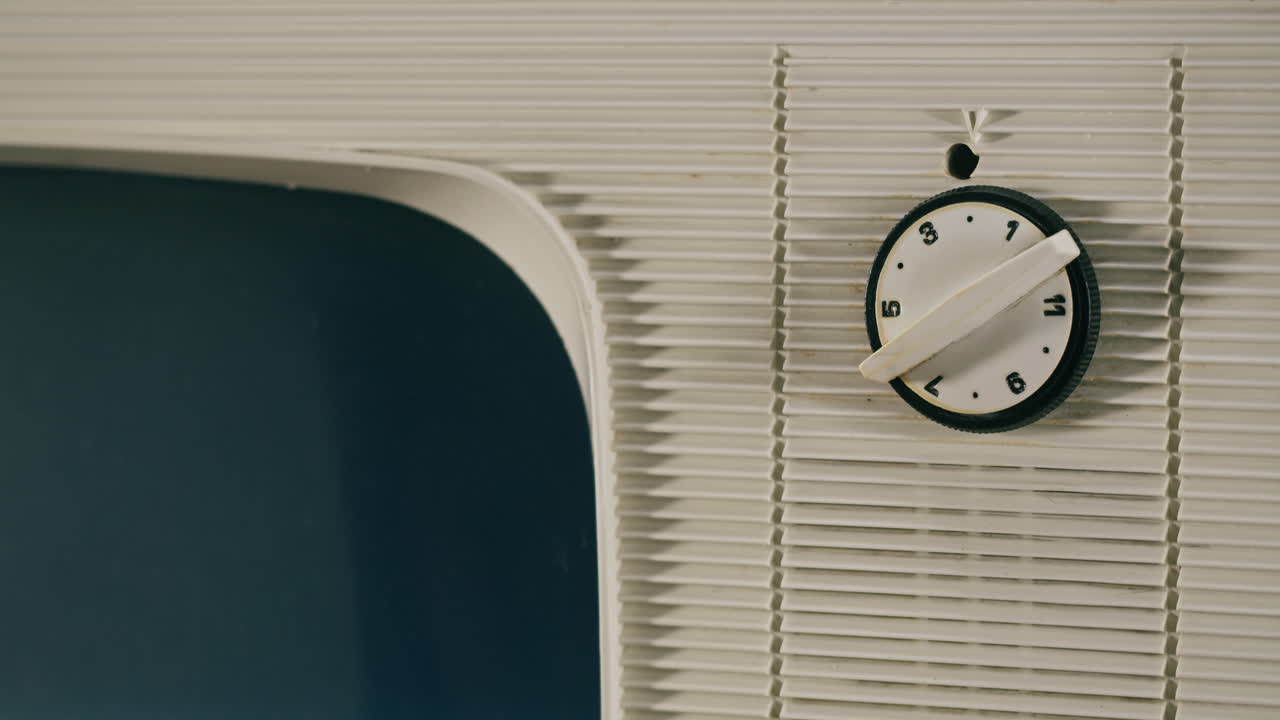 Vintage Television Close-Up