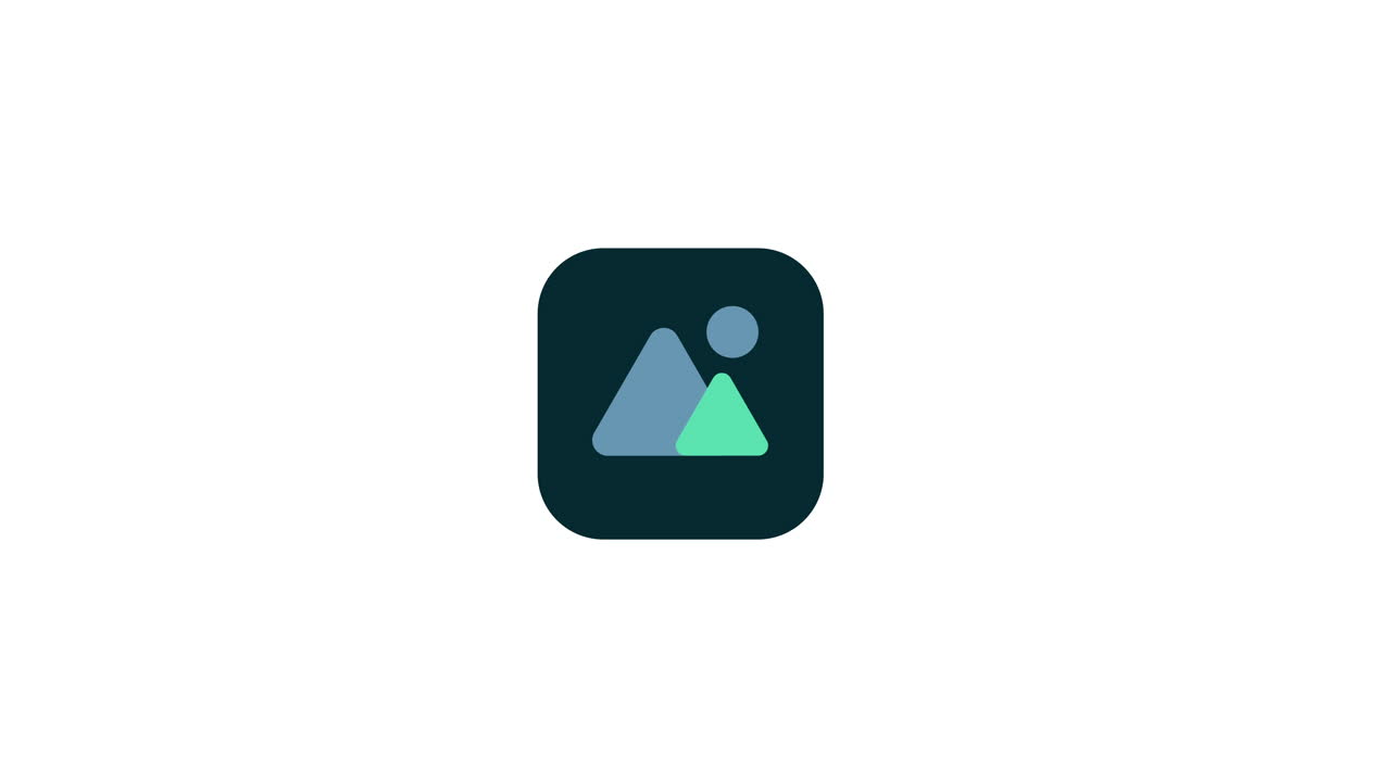 Animazione Logo Minimalista con Forme Geometriche