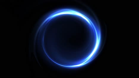 abstract blue glowing circle