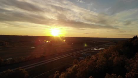 Sunset-with-hill-landscape-dolly